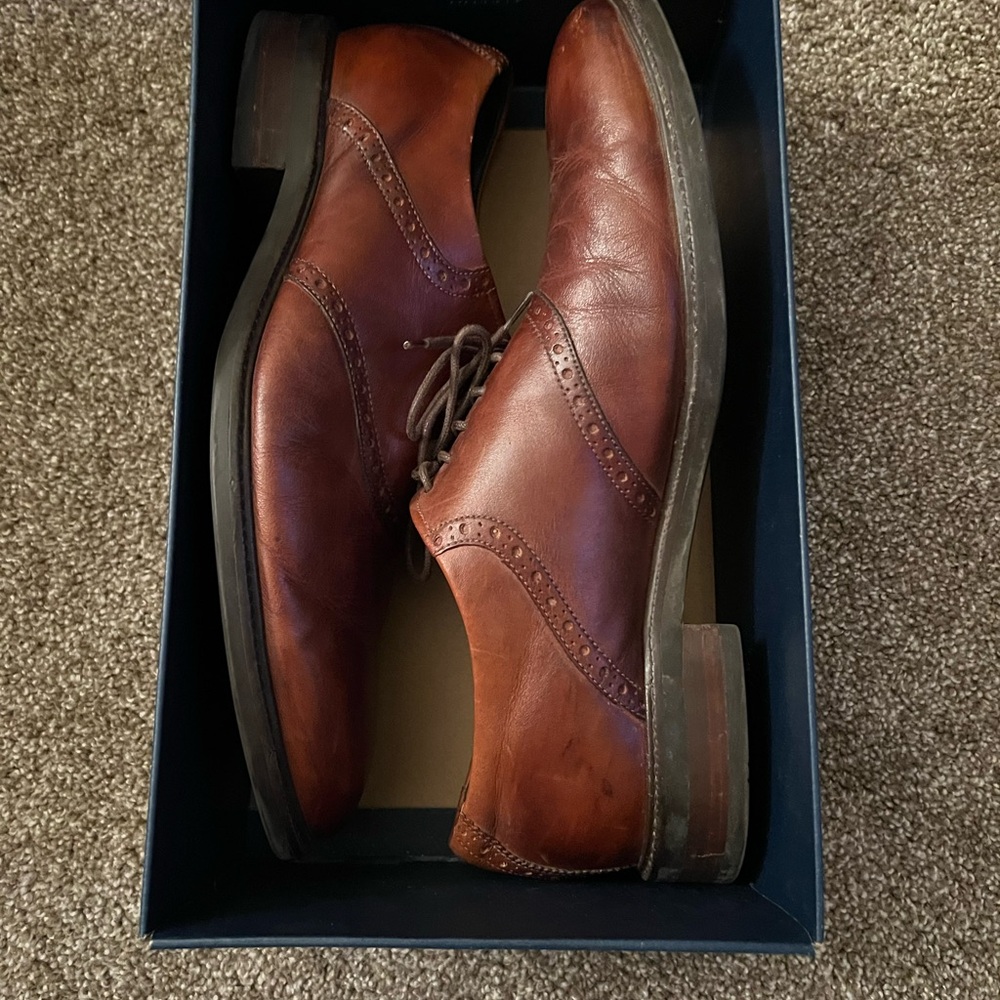 Cole Haan Brown Leather Oxfords size 10.5 - Picture 6 of 8